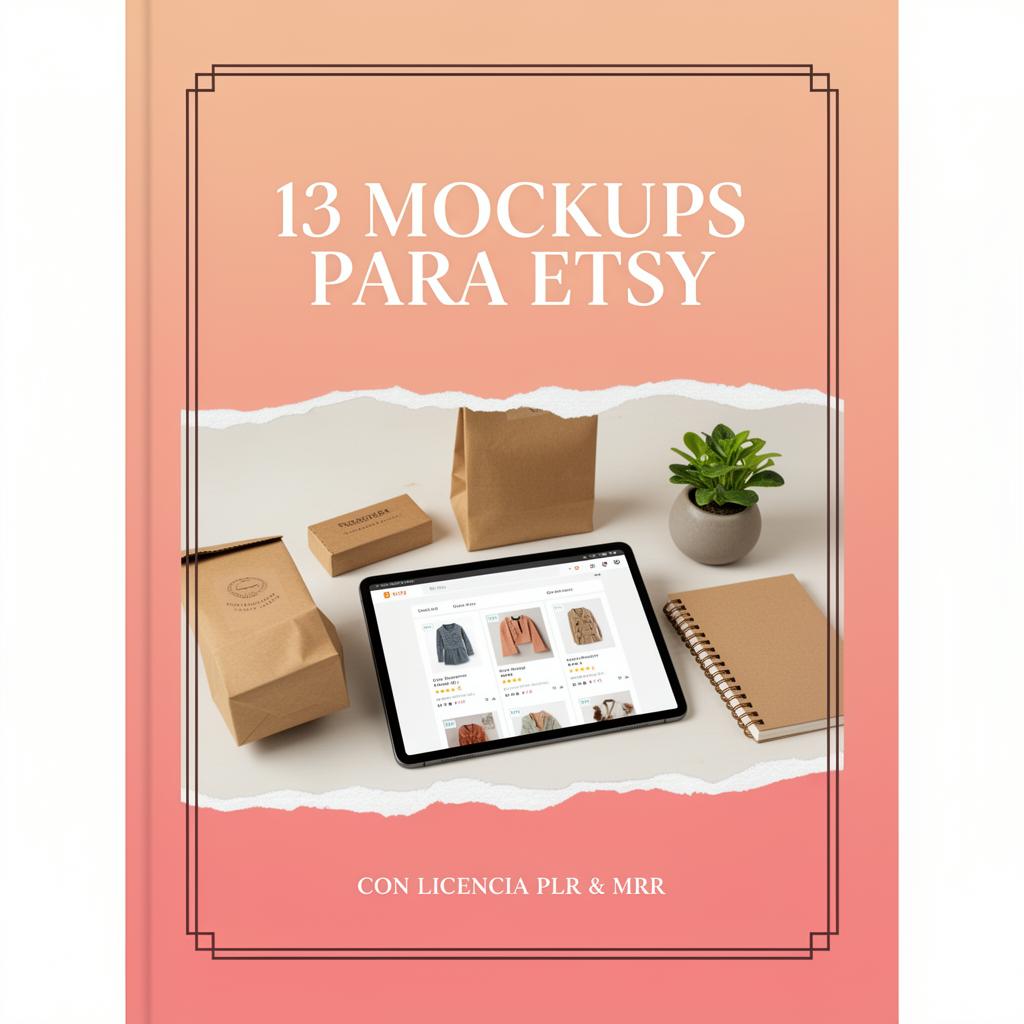 13 Mockups para Etsy